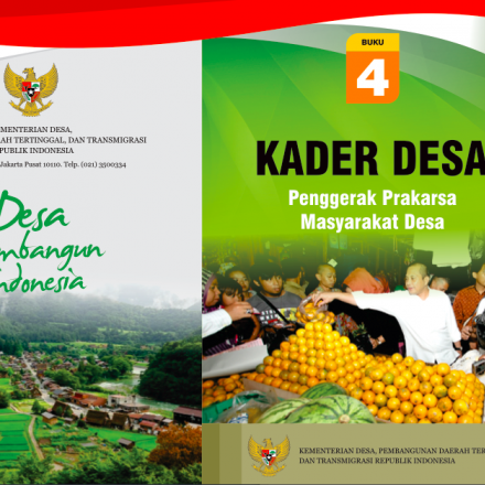 Buku Saku “KADER DESA: Penggerak Prakarsa Masyarakat Desa”.