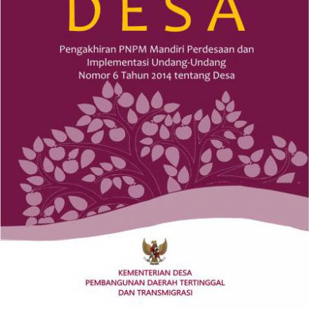 Modul TOT Panduan Pelatih Pendampingan Desa Kemendesa PDTT